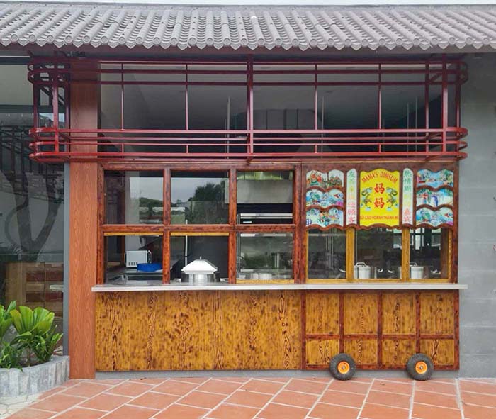 Đóng tủ bán thức ăn theo yêu cầu